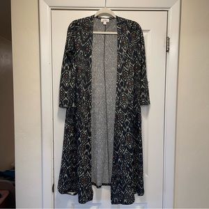 LuLaRoe Sarah Cardigan Navy size S